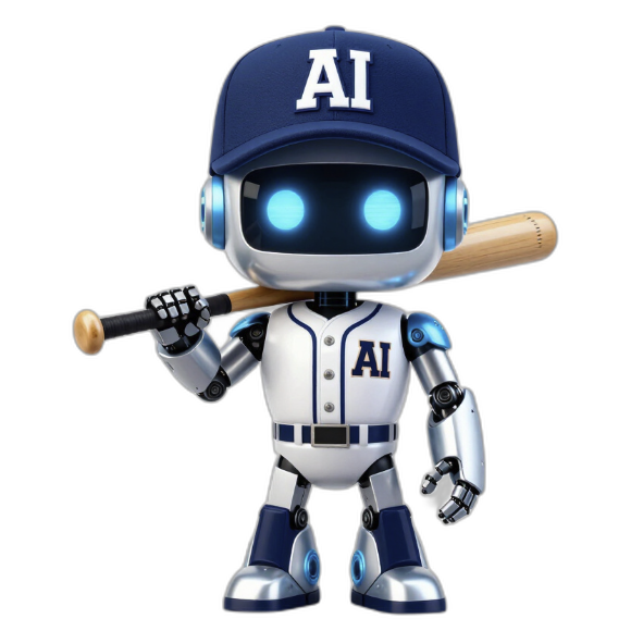 AI Baseball Picks Robot Mascot